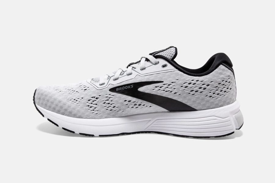 Brooks Running Shoes Mens White/Black - Anthem 3 Road - 7381-JGHPU